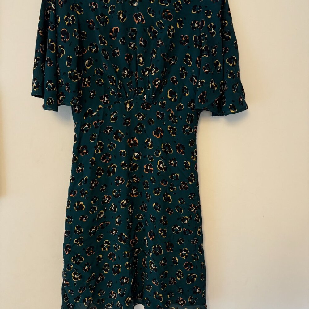 Gorgeous Caballero Flutter Sleeve Dress - Size S - Picture 4 of 5